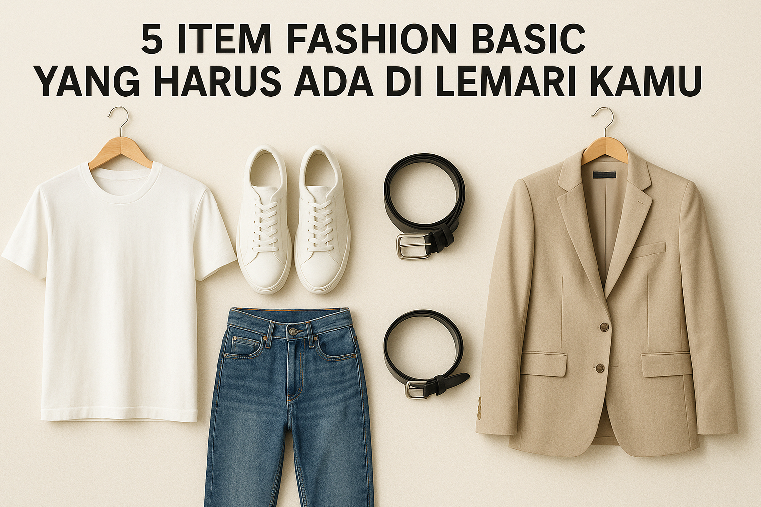 5 Item Fashion Basic yang Harus Ada di Lemari Kamu