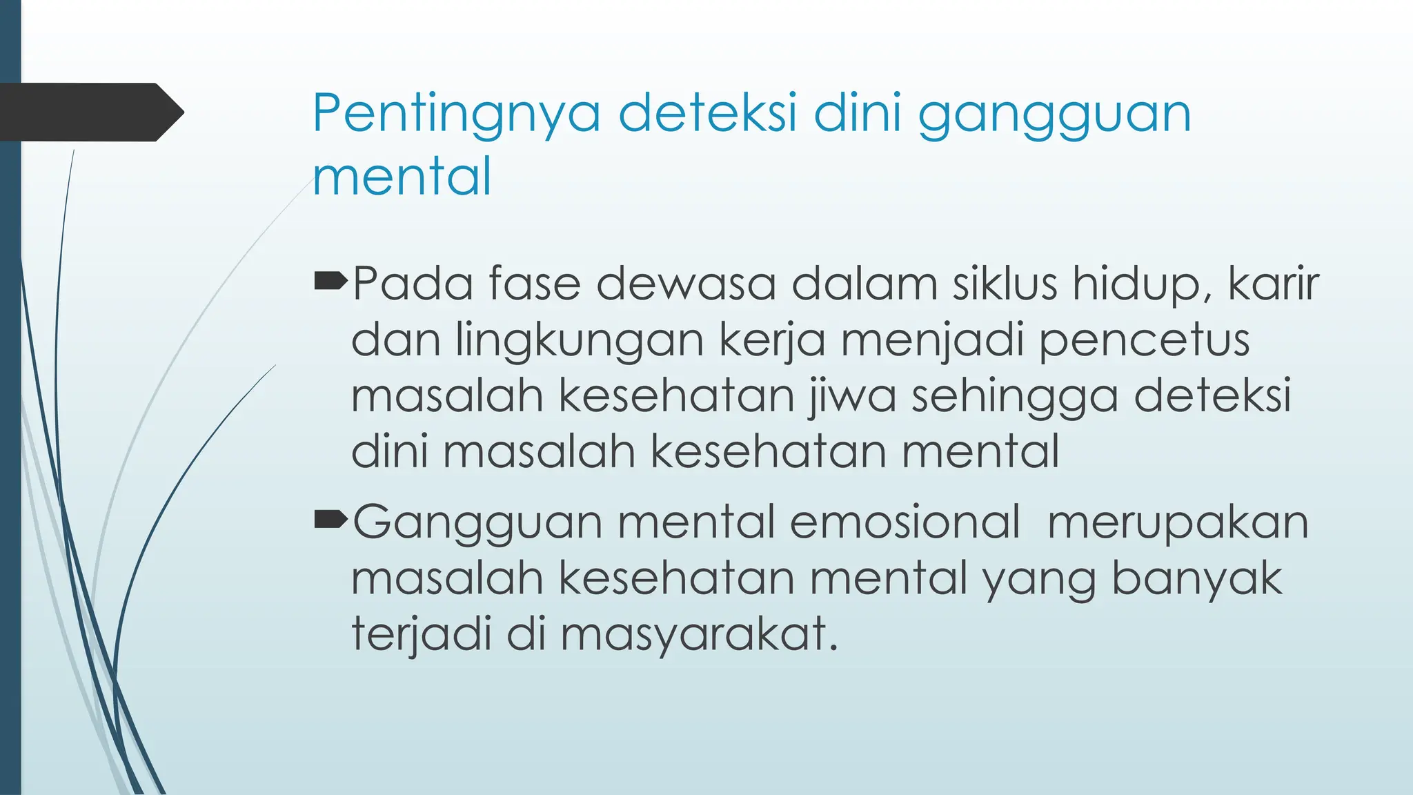 Masalah Kesehatan Mental