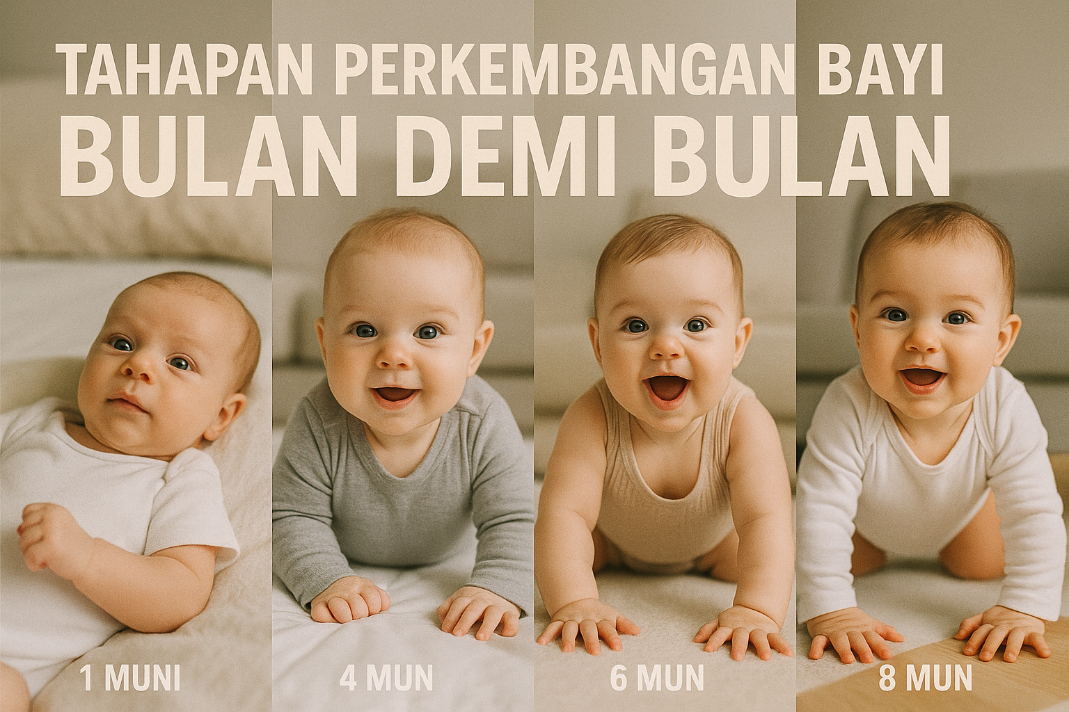 Tahapan Perkembangan Bayi